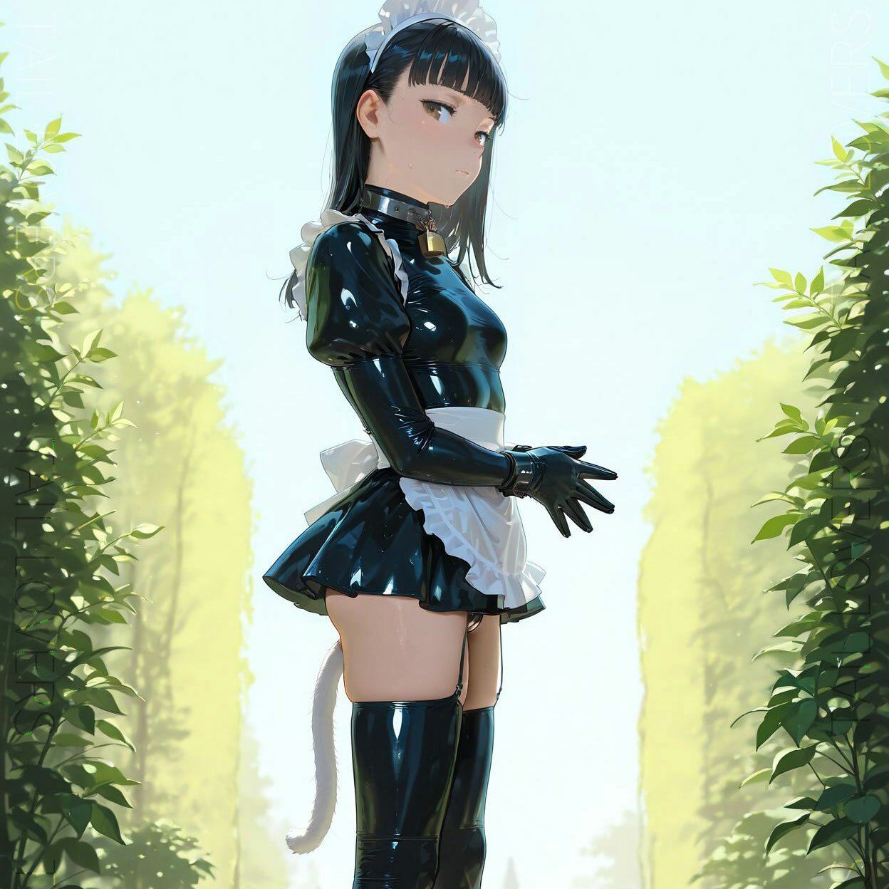 ラバーメイドのアナル尻尾研修【479枚】 - サンプル画像 5