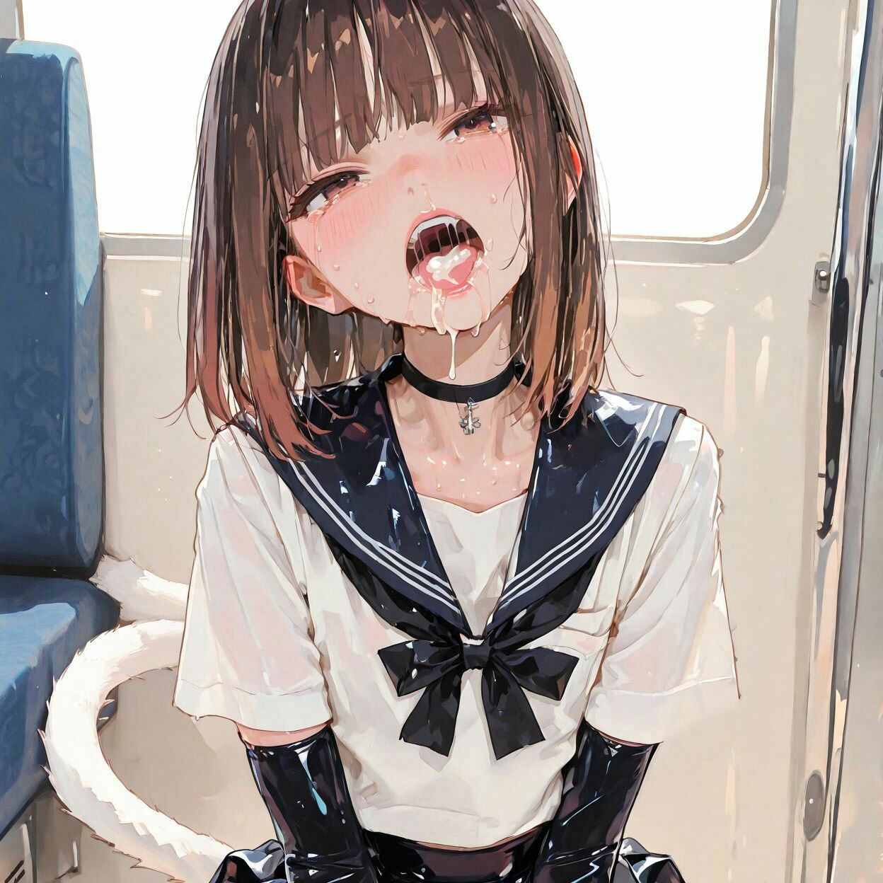 アナルしか使ってもらえないJK【413枚＋小説】｜ Anal Tail Girl - サンプル画像 3