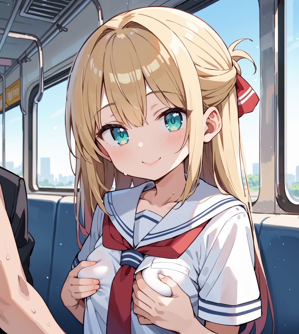 夏休みの午後、ローカル線で君とpart.1 - サンプル画像 2