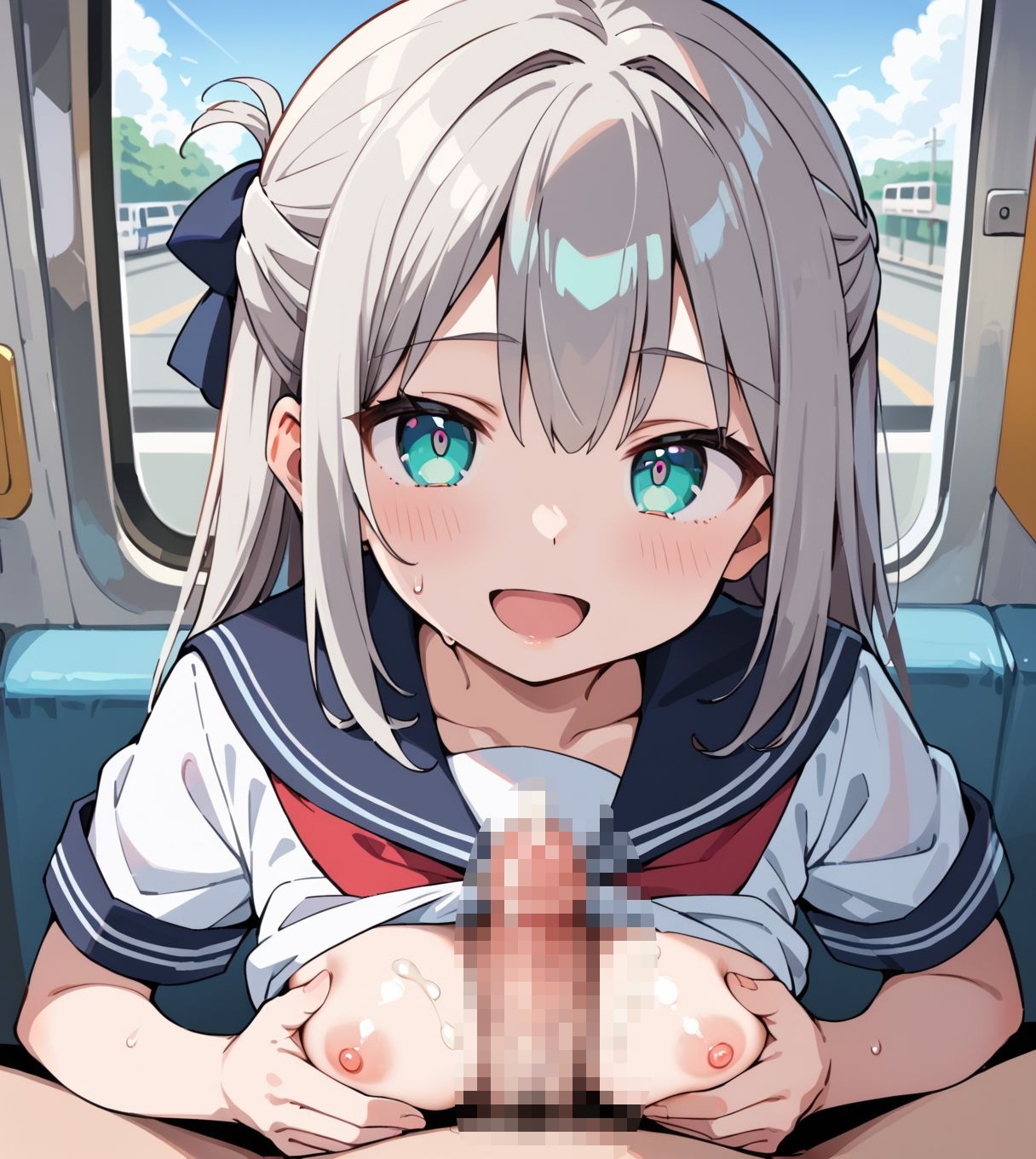 夏休みの午後、ローカル線で君とpart.1 - サンプル画像 5