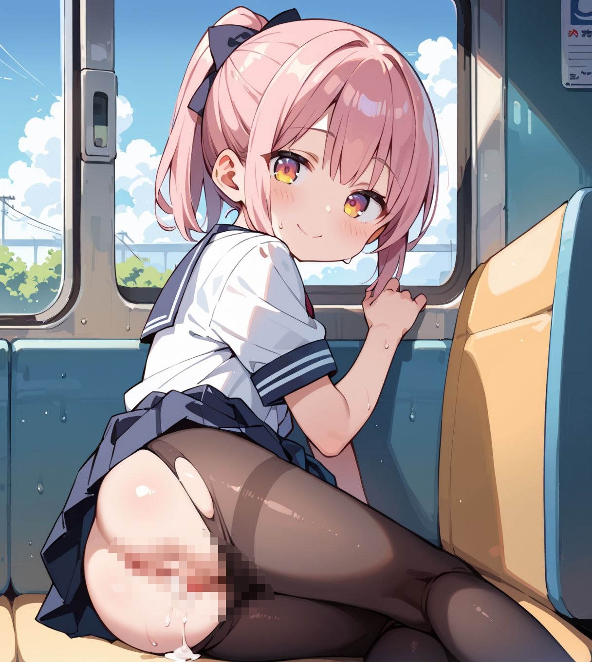 夏休みの午後、ローカル線で君とpart.2 - サンプル画像 2