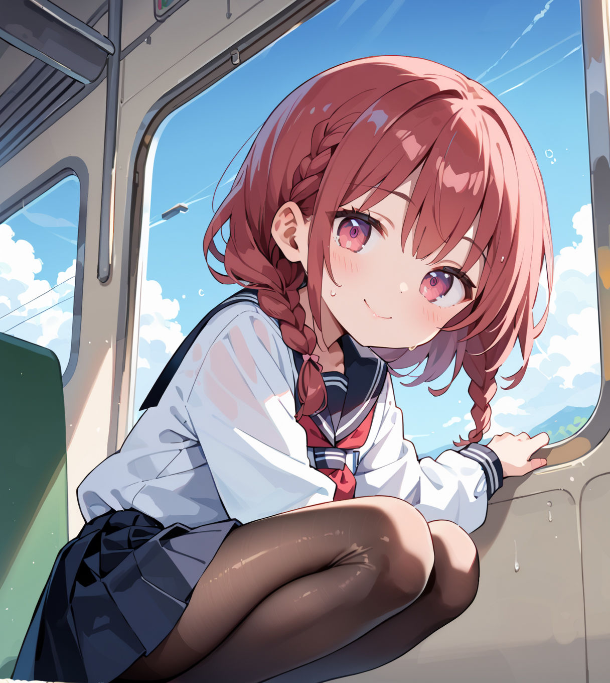 夏休みの午後、ローカル線で君とpart.3 - サンプル画像 1