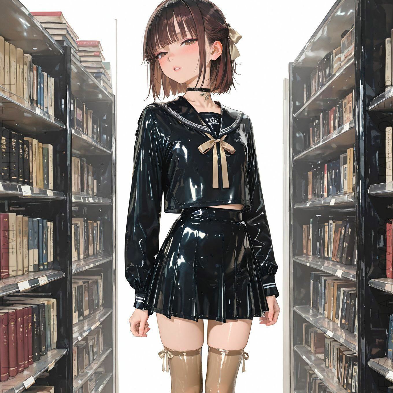 護謨学院生徒と性交渉II【159枚＋R18movie】｜ Latex School 2 - サンプル画像 1