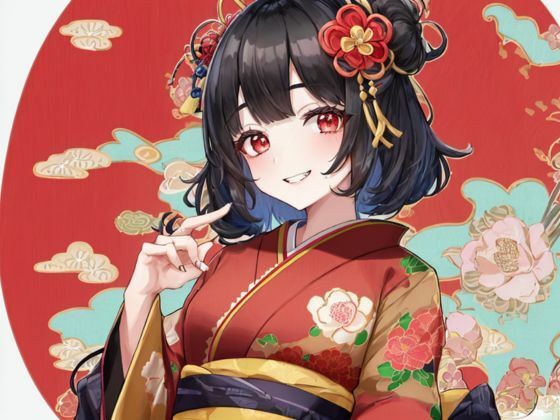 赤い瞳に惑わされ〜和装美人の清楚な笑みに堕ちた僕〜 - サンプル画像 4