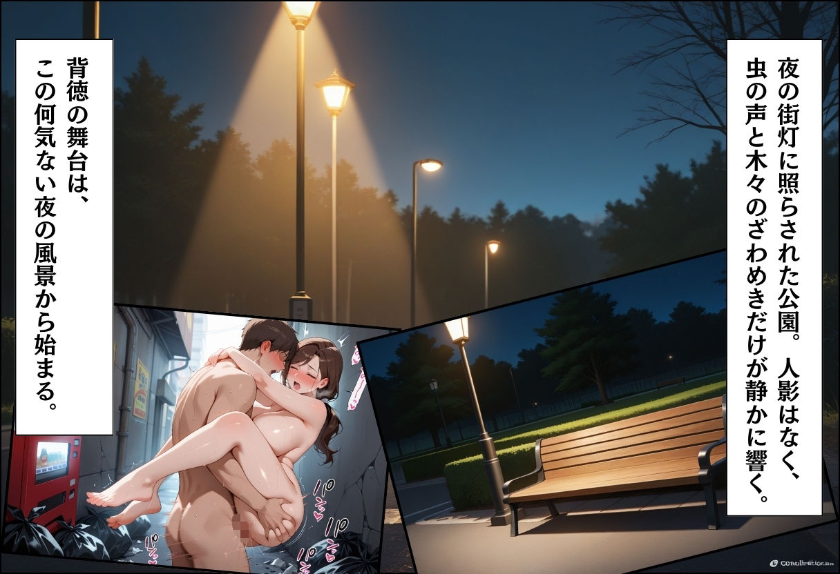 人妻キラーの俺が友達の爆乳ママを中出しで落とす話〜娘を振って母に挿入編〜 - サンプル画像 1