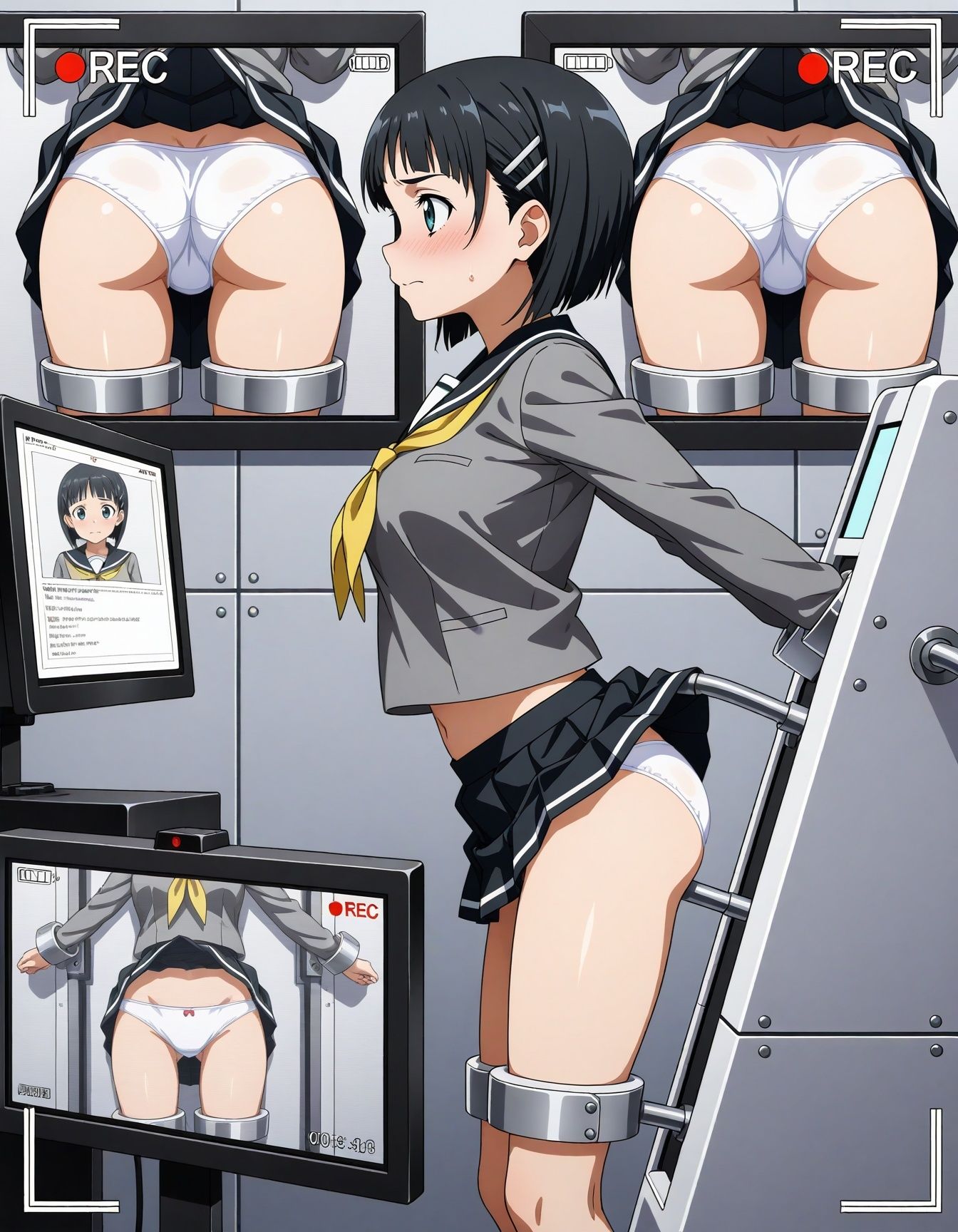 機械拘束カメラ【アスナ、桐ヶ谷直葉風1】 - サンプル画像 6