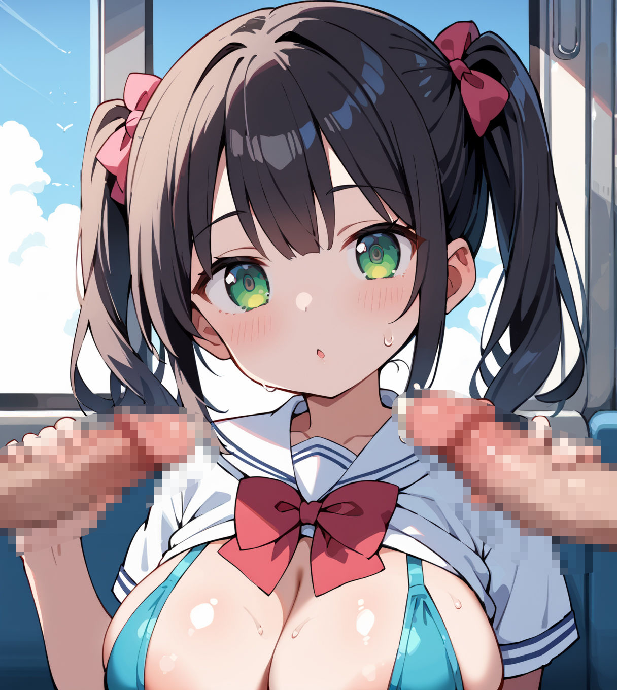 夏休みの午後、ローカル線で君とpart.6 - サンプル画像 1