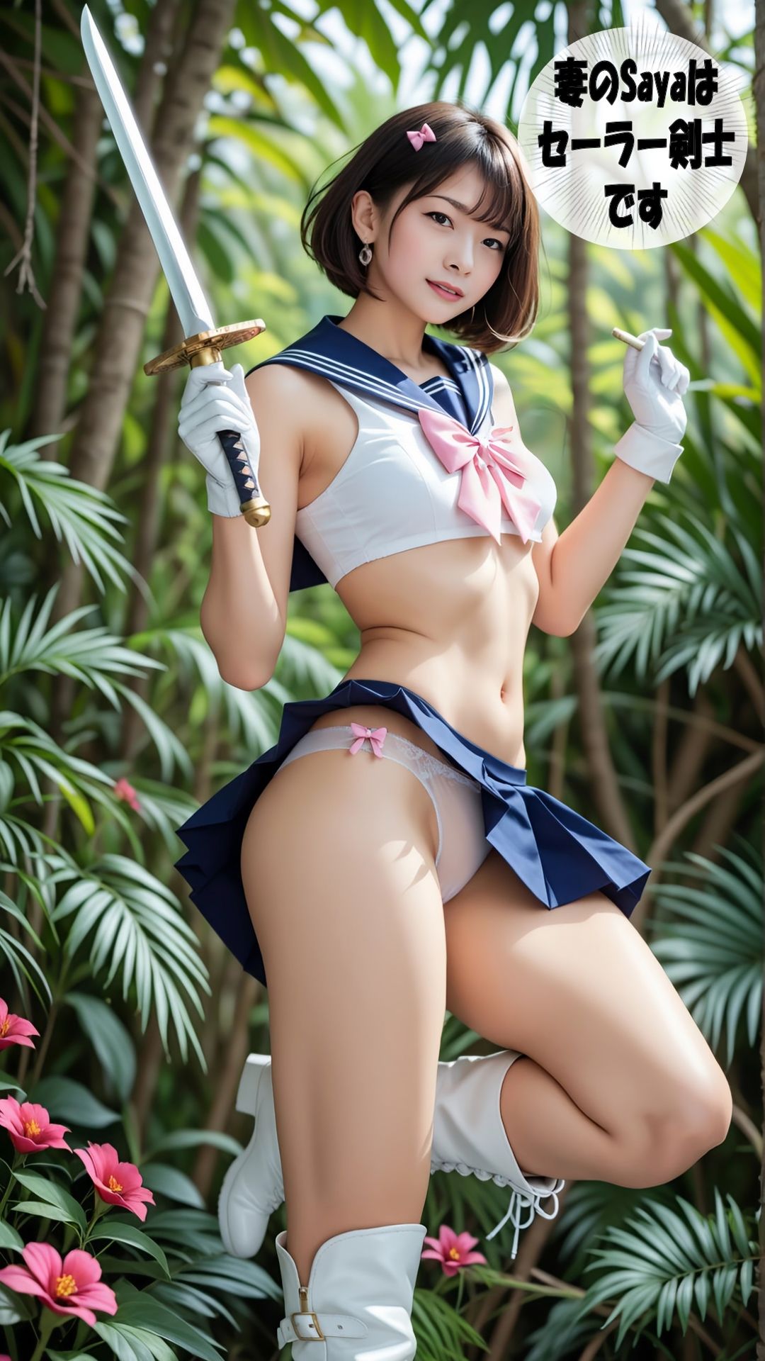 【スマホ動画】人妻美女セーラー剣士Saya/喰/無限に地獄編 - サンプル画像 1