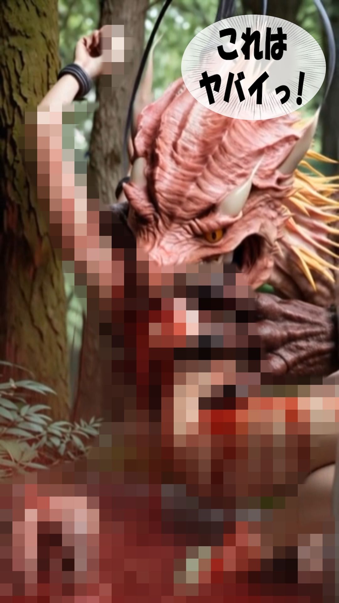 【スマホ動画】人妻美女セーラー剣士Saya/喰/無限に地獄編 - サンプル画像 6