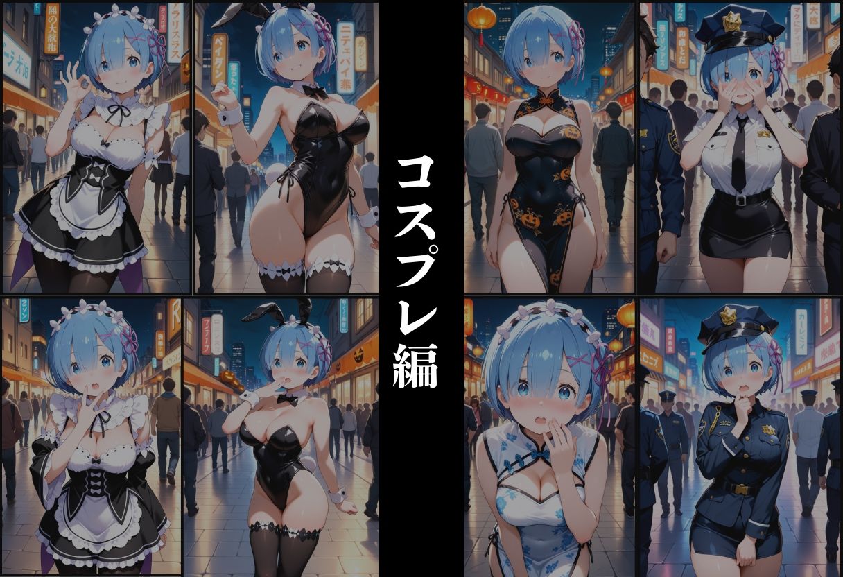 『レム 忠誠奉仕の淫悦コスプレ』 - サンプル画像 2