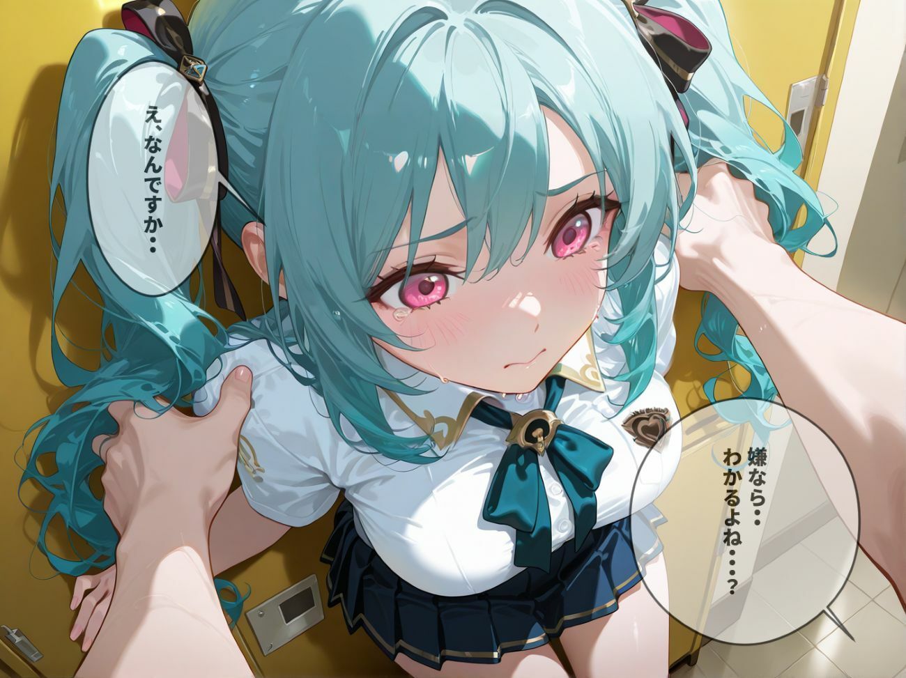 クールな巨乳カフェ店員、弱みを握られメス堕ち。 - サンプル画像 4