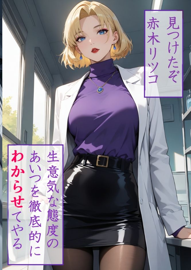 赤木リツコ  わからせ調教 - サンプル画像 1