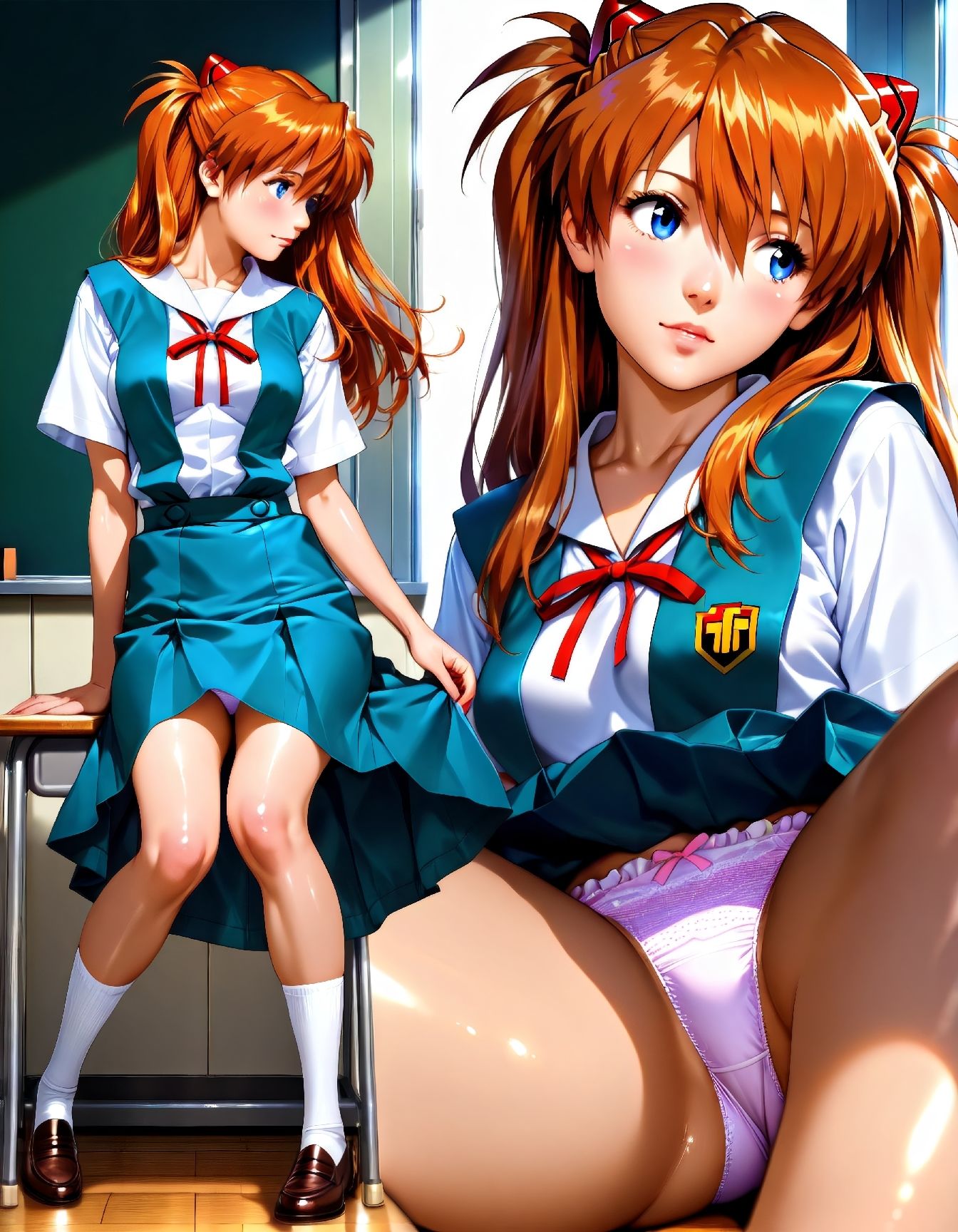 ア〇カ パンチラ集_001 - サンプル画像 1