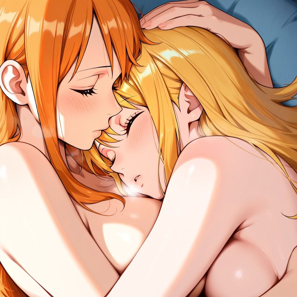 【R-18】ルーシィ・ハートフィリア×ナミ 55枚 - サンプル画像 6