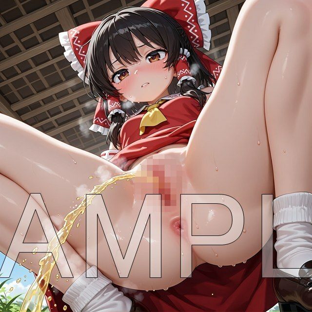 東方自機組おしっこ集 - サンプル画像 2