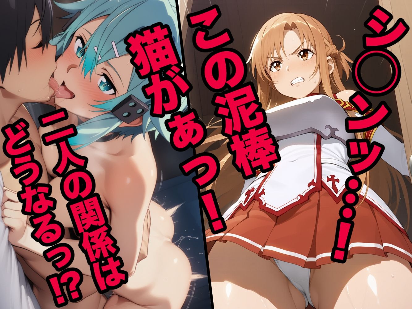 実はシ◯ンとキ◯トはア◯ナに内緒でセックスしまくりっ！二人のエッチな秘密の関係！！ - サンプル画像 10