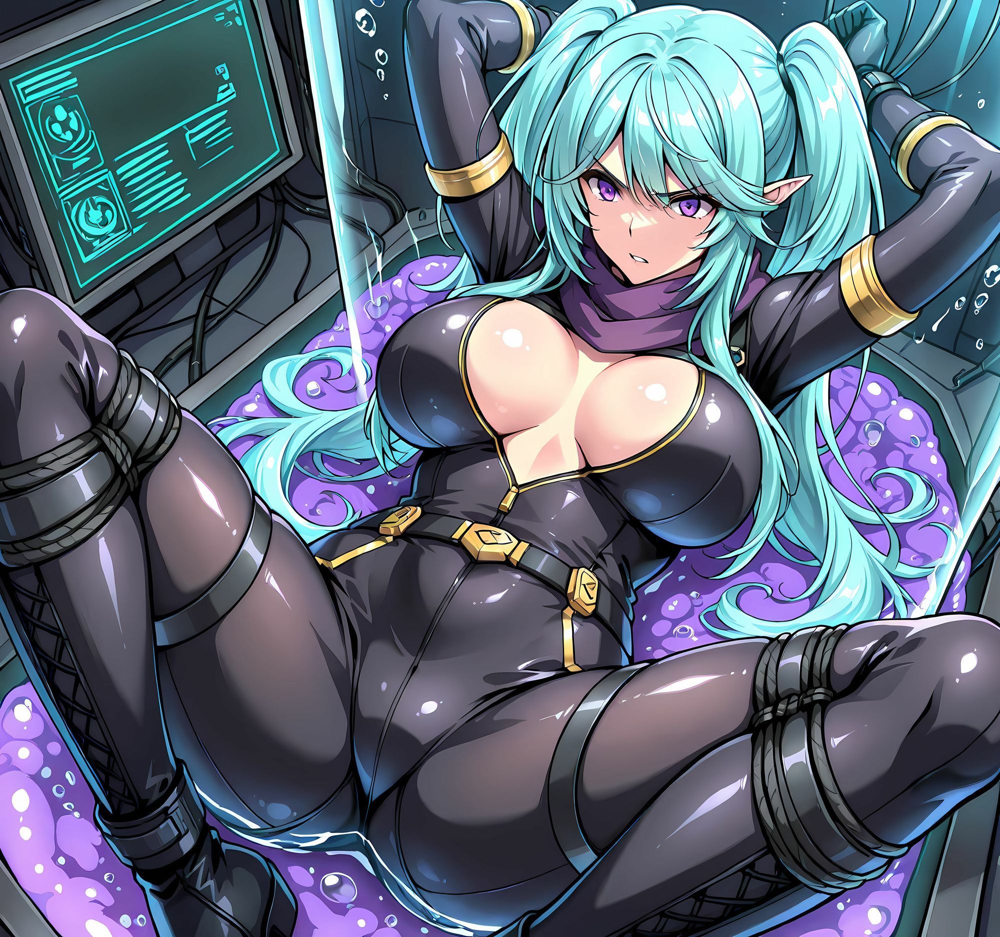 イプシロン拘束洗脳悪堕ち〜淫乱化搾精〜 - サンプル画像 4