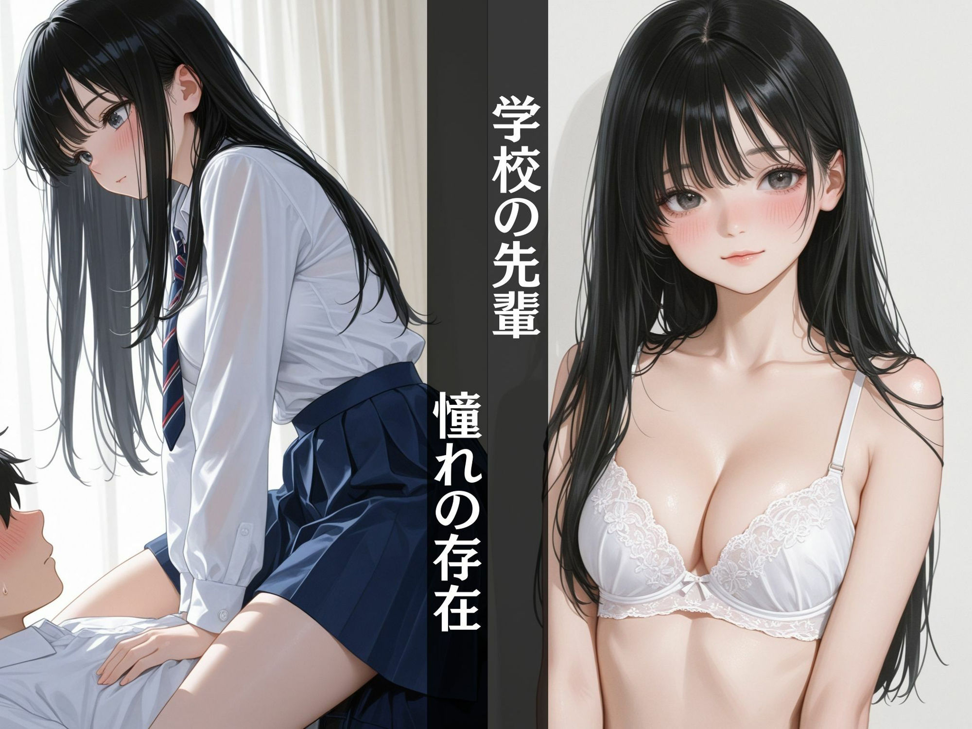 【せんぱい】  憧れの先輩が絶叫潮吹き！〜招かれた意外に可愛い部屋〜 - サンプル画像 1