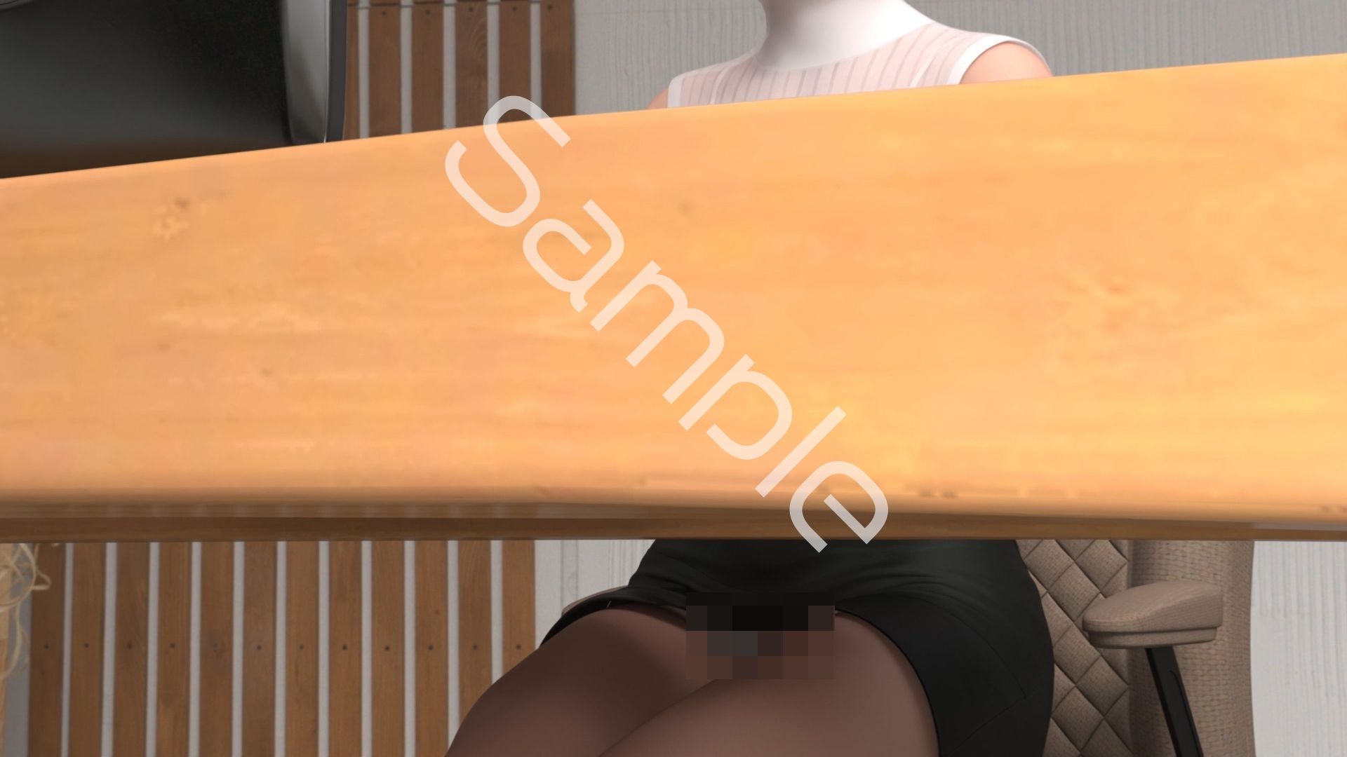 学生イングリッシュディベート全国大会に生徒会長 一ノ瀬廻里が臨む！本編Vol.0Y『途中休憩・事務室でメールを打つエレン先生のエロエロフェロモン』 - サンプル画像 4