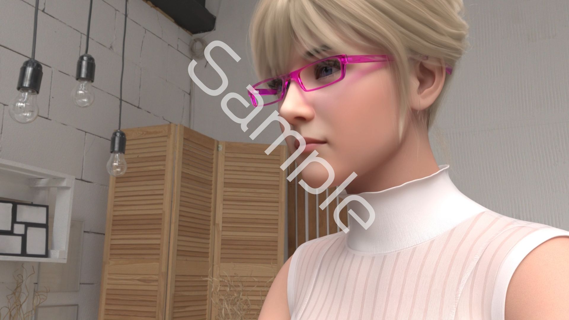 学生イングリッシュディベート全国大会に生徒会長 一ノ瀬廻里が臨む！本編Vol.0Y『途中休憩・事務室でメールを打つエレン先生のエロエロフェロモン』 - サンプル画像 5