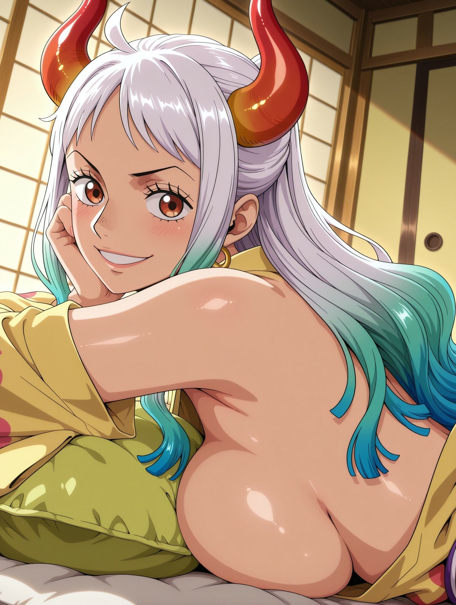 【500枚】ワンピース・鬼滅の刃エロ画像_可愛くてセクシーな女の子たちのエッチなおっぱいのイラスト集 - サンプル画像 8