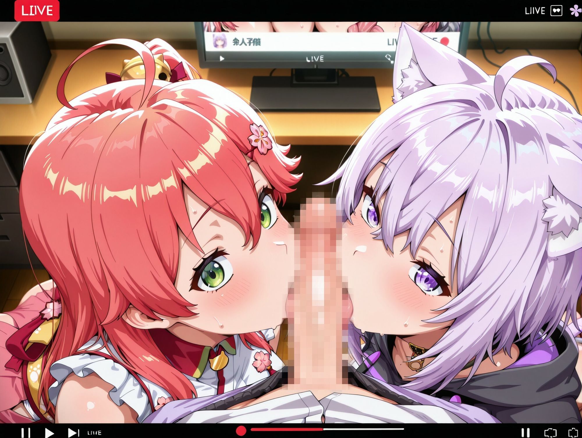 【500枚】ホロライブエロ画像_あの可愛くてセクシーなVTuberたちのエッチなイラスト集_Part2 - サンプル画像 2