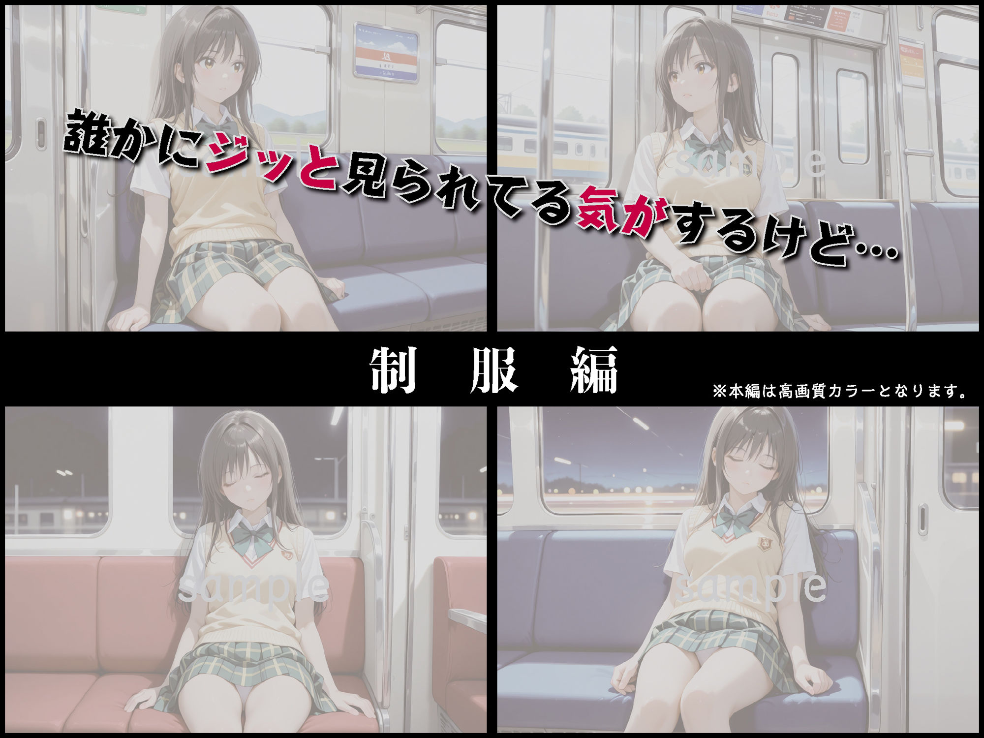 痴●列車〜声をだせないまま絶頂〜【豪華CG500枚収録】 - サンプル画像 3