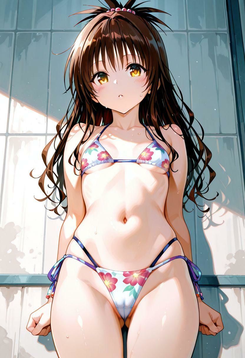 アニメヒロインのえっちなCG集ー結〇美柑（水着）編ー - サンプル画像 3