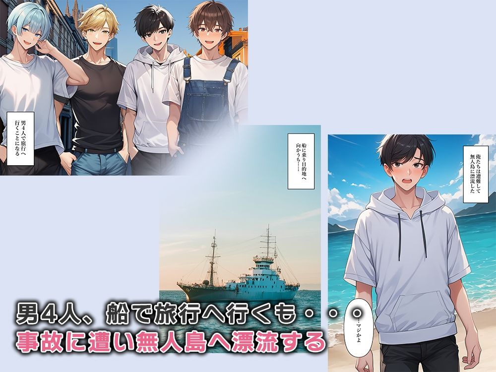 女体化無人島、男は俺一人だけ！？ - サンプル画像 1