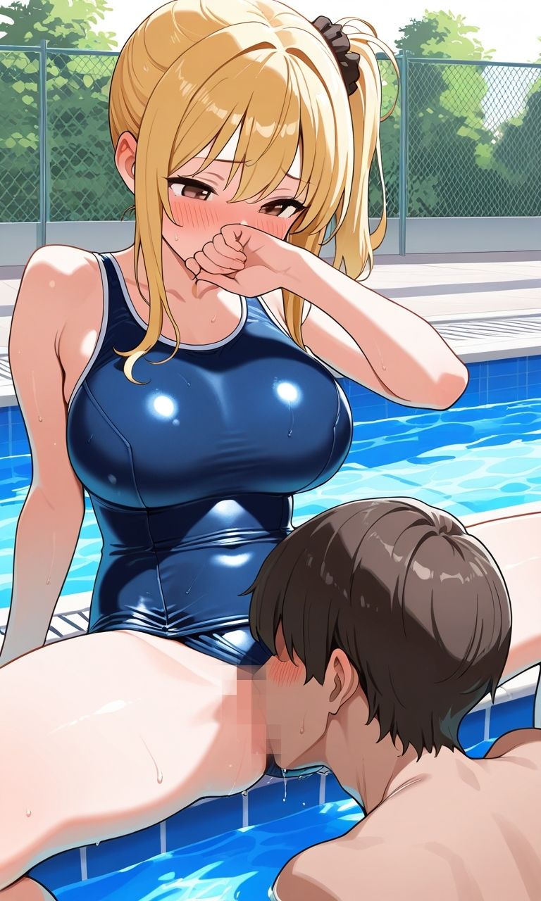 水泳部員と秘密の特別レッスン - サンプル画像 2