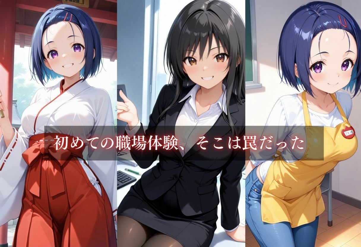 お仕事体験〜セクハラ地獄〜「古手川唯・西連寺春奈」 - サンプル画像 3