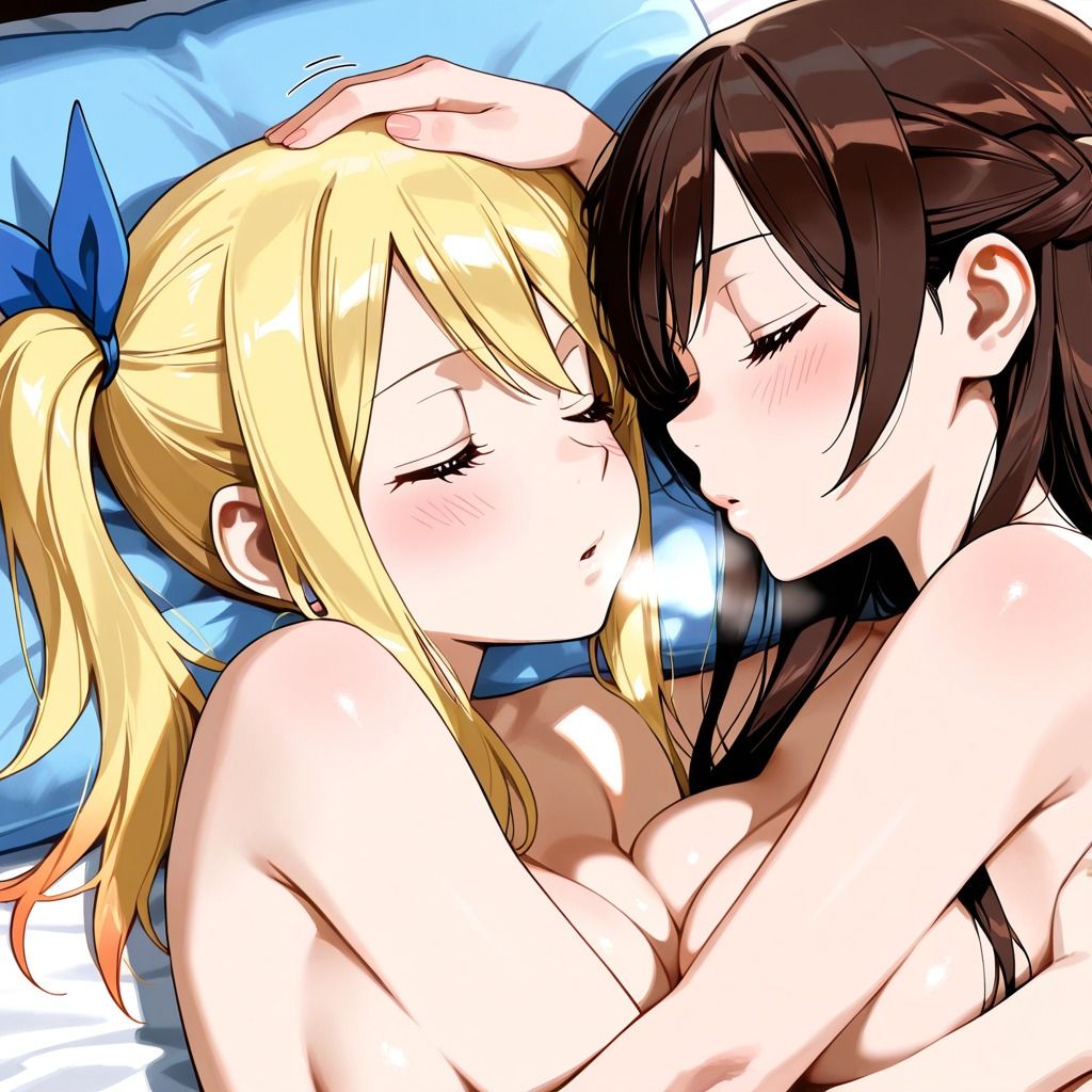 【R-18】水原千鶴×ルーシィ・ハートフィリア 93枚 - サンプル画像 6