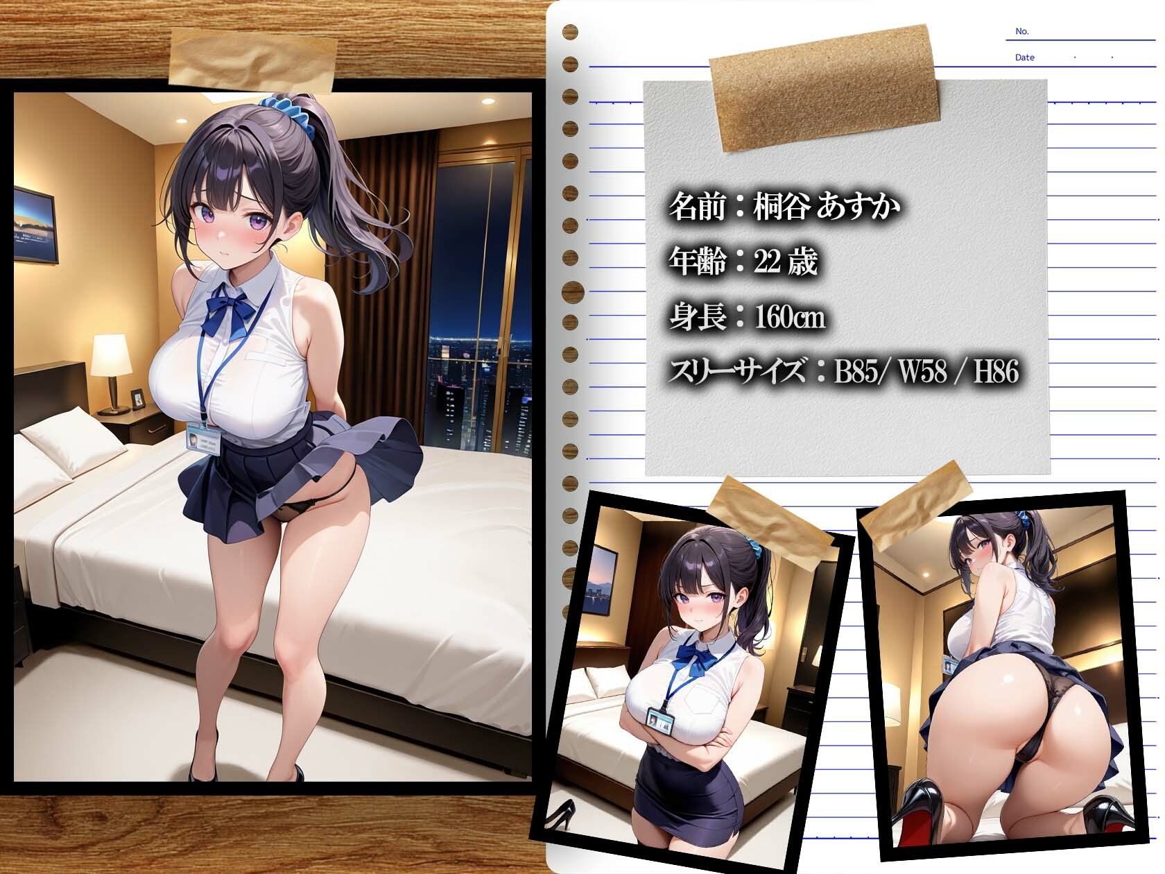 新入社員の処遇は俺のチ〇ポ次第ー出張ホテル編 - サンプル画像 1