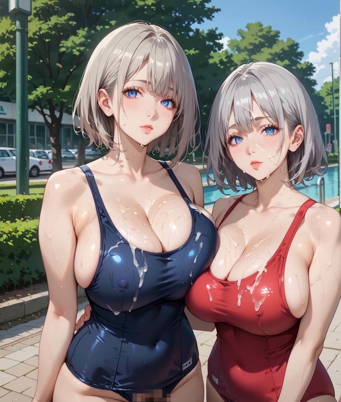 熟女モデルのスク水最高！5お姉さんのスク水で新しい扉が開いちゃう！210枚 - サンプル画像 1