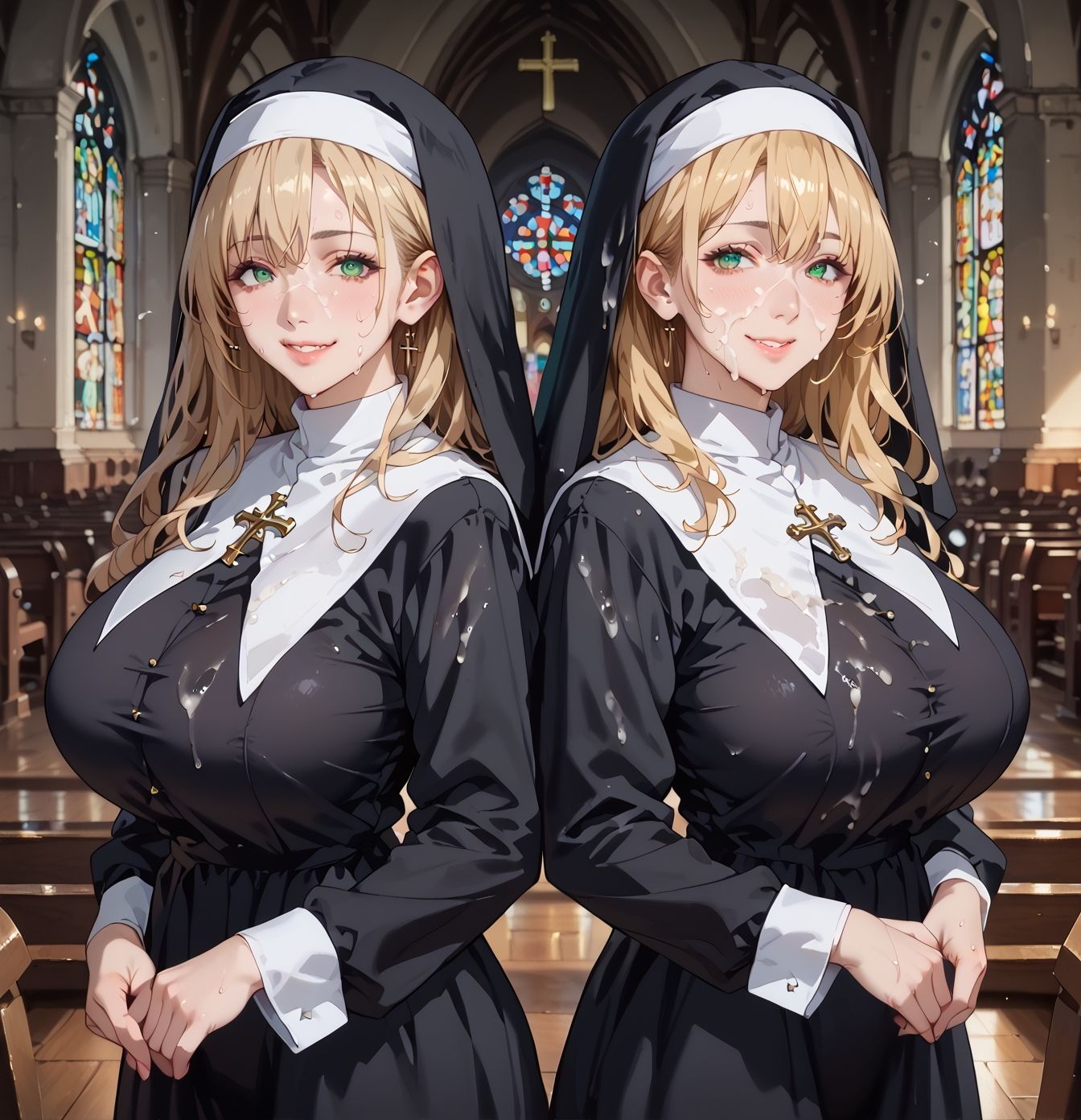 エロシスターは我慢できない！4神聖なのにエッチが我慢できない！210枚 - サンプル画像 6