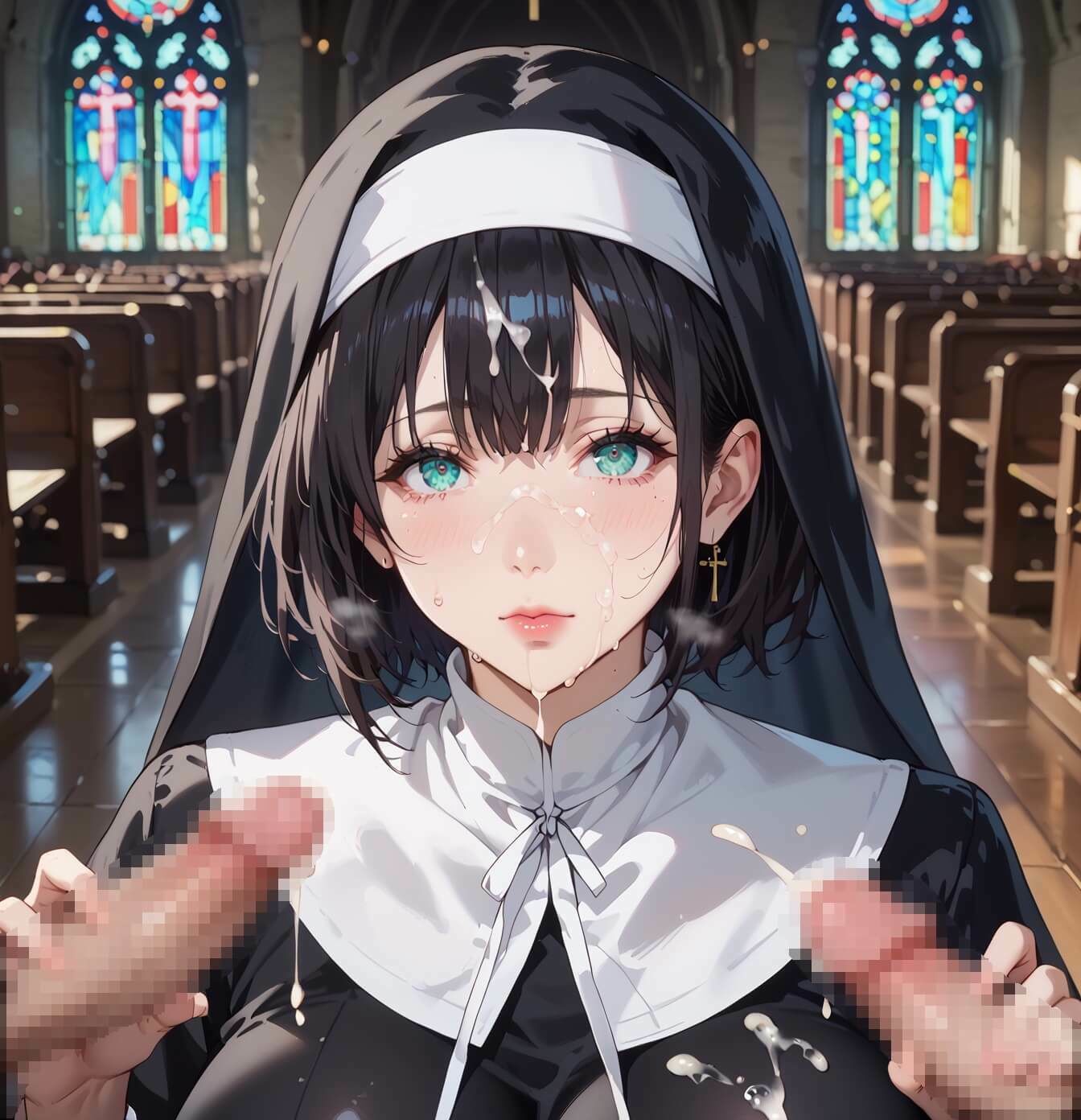 エロシスターは我慢できない！5神聖なのにエッチが我慢できない！210枚 - サンプル画像 3