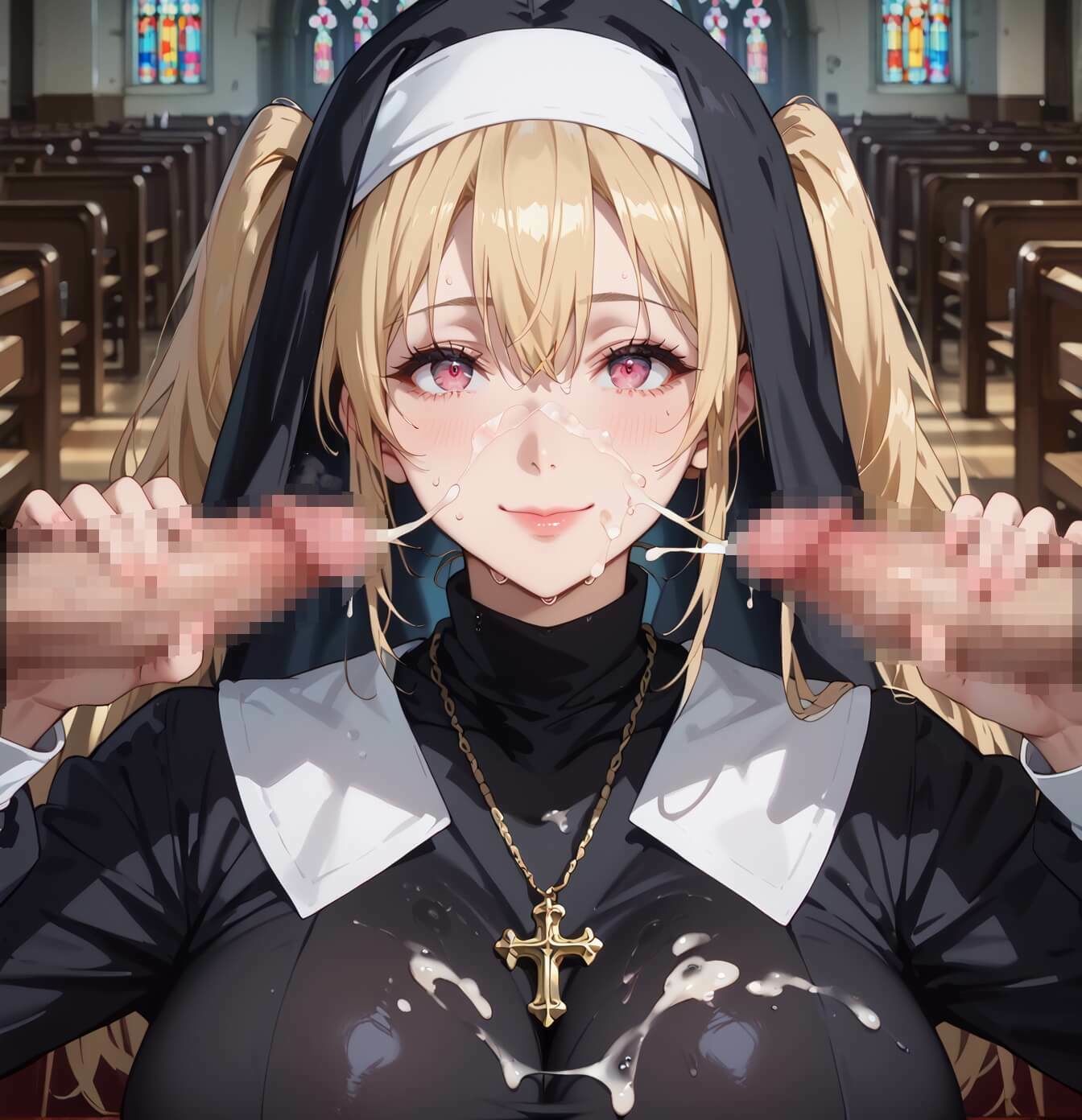 エロシスターは我慢できない！8神聖なのにエッチが我慢できない！210枚 - サンプル画像 6