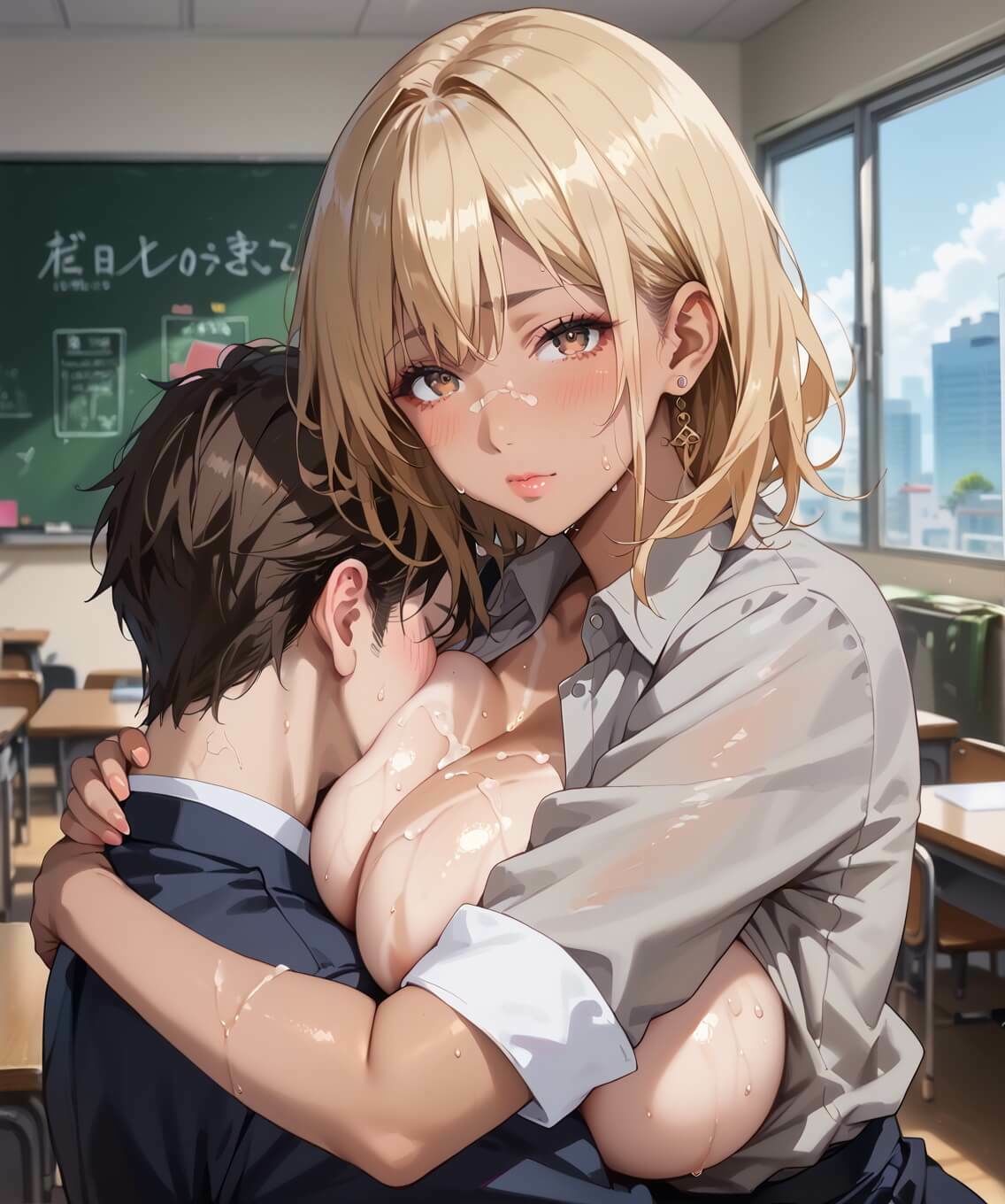 ギャル事務員のエロ接待2！ギャル事務員は接待がお上手！200枚 - サンプル画像 5