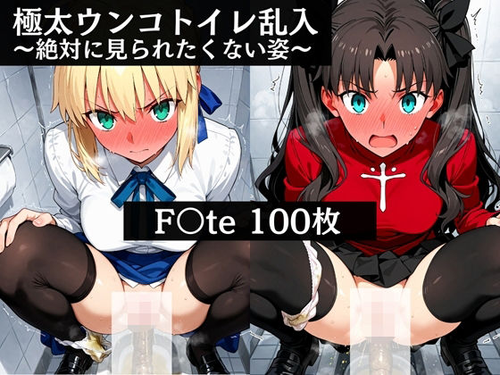 極太ウンコトイレ乱入〜絶対に見られたくない姿〜F〇te