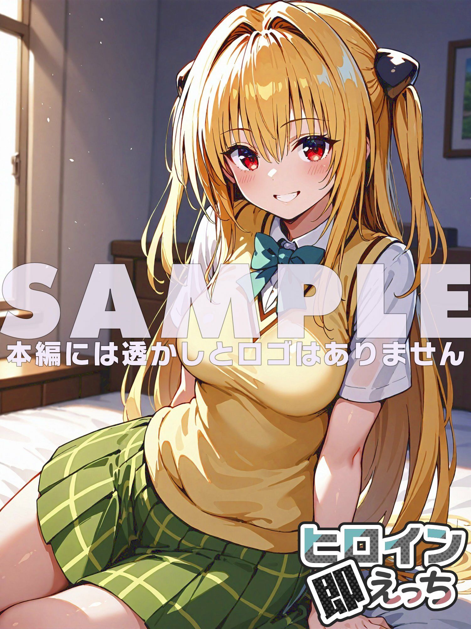 ヒロイン即えっち 金色●闇 制服編 - サンプル画像 6