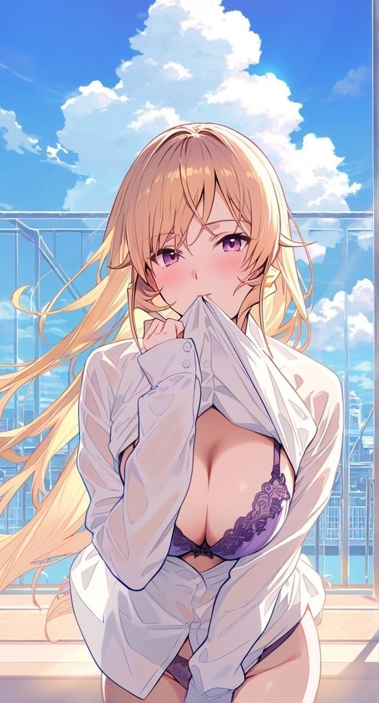 薙切えりなセクシーワイシャツ集 - サンプル画像 4