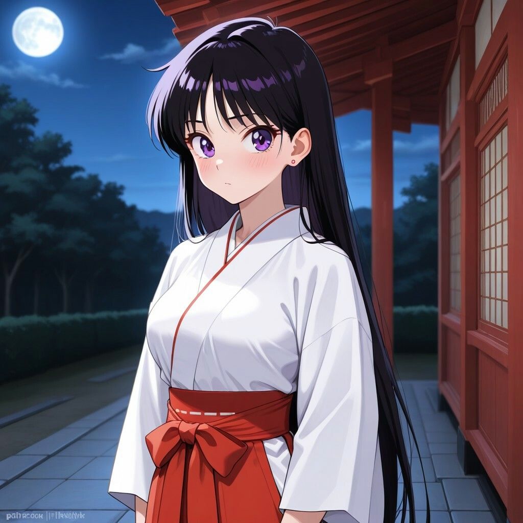 レイちゃんと夜の神社デート - サンプル画像 2