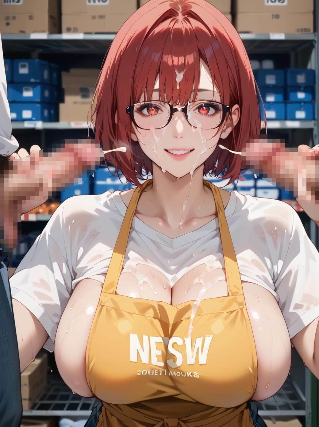 倉庫バイトは最高すぎた6！地味な倉庫バイトは童貞には最高すぎた！200枚 - サンプル画像 2