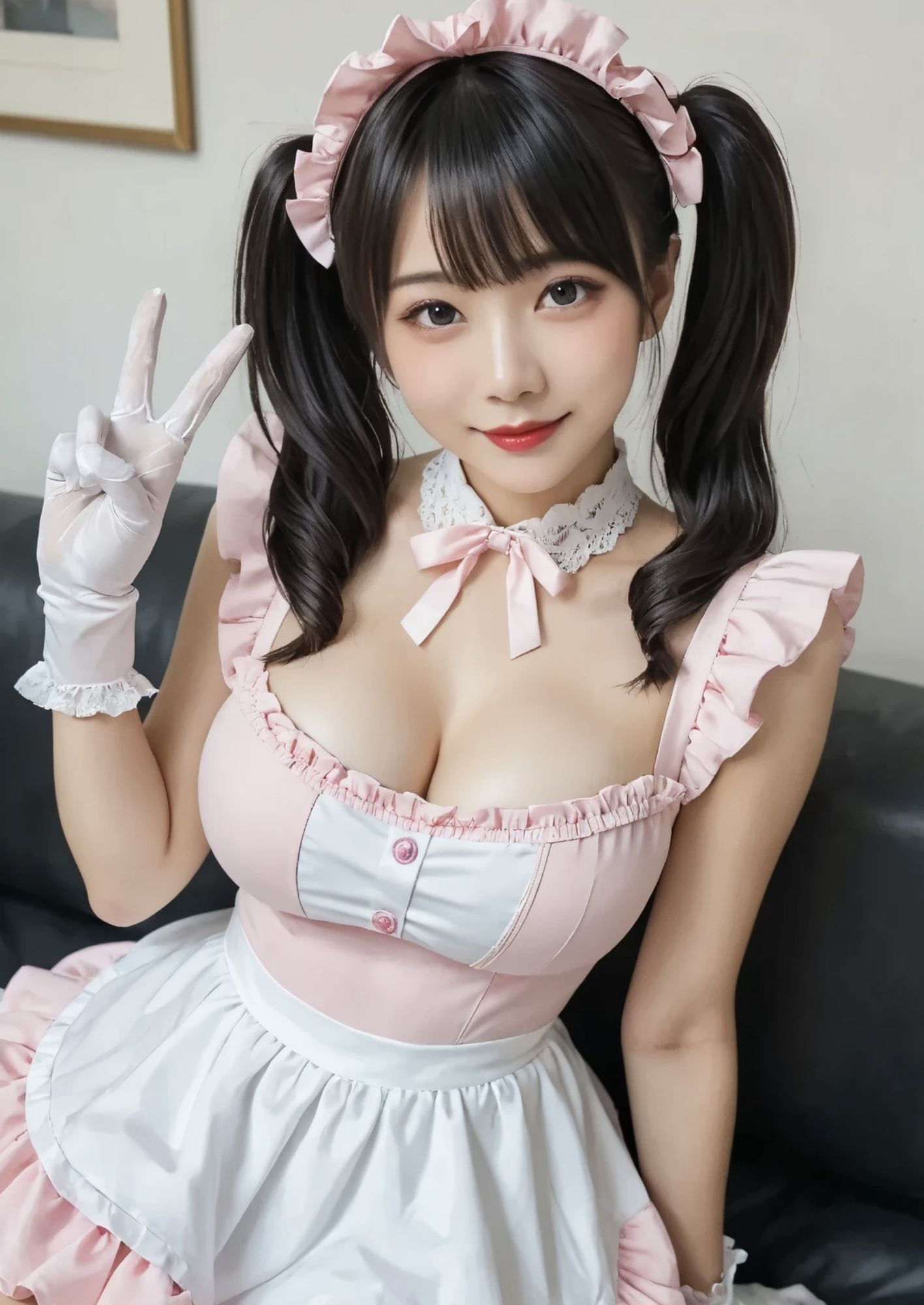 今日だけ！メイド！犬飼ヒマリ 3P追加スペシャル版 - サンプル画像 1