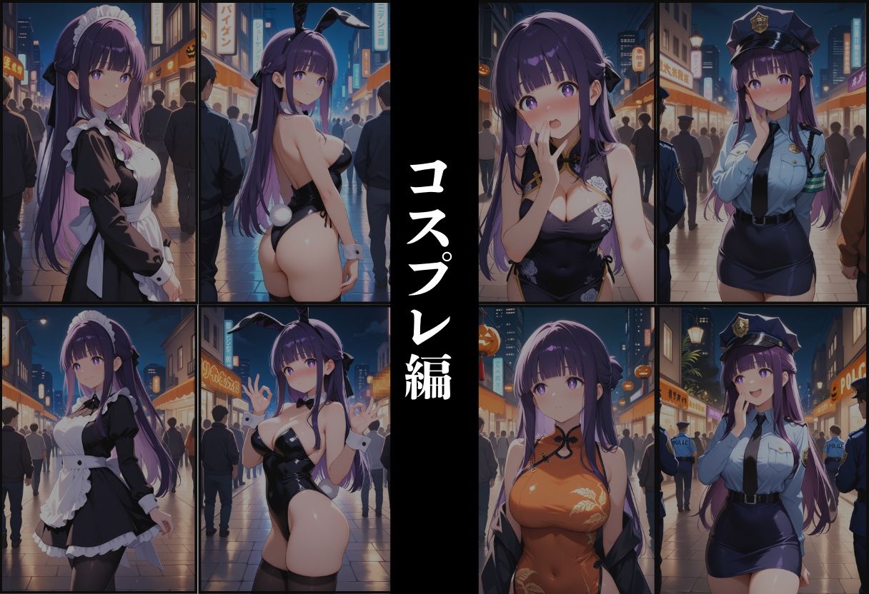 『フェルン 清楚な魔法使い、コスプレ快楽堕ち』 - サンプル画像 2