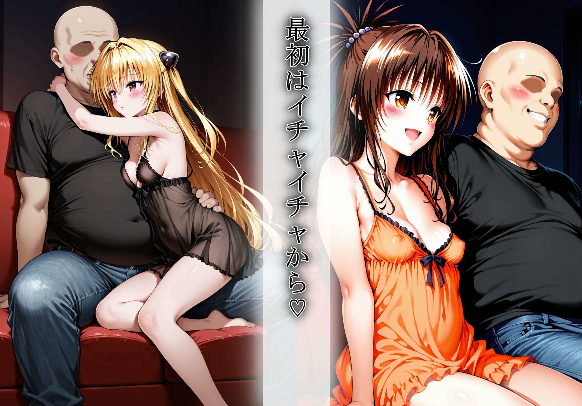 憧れのヒロインとHができるヒロイン高級ピンサロ店〜トラ〇ル ヤミ＆美柑編〜 - サンプル画像 3