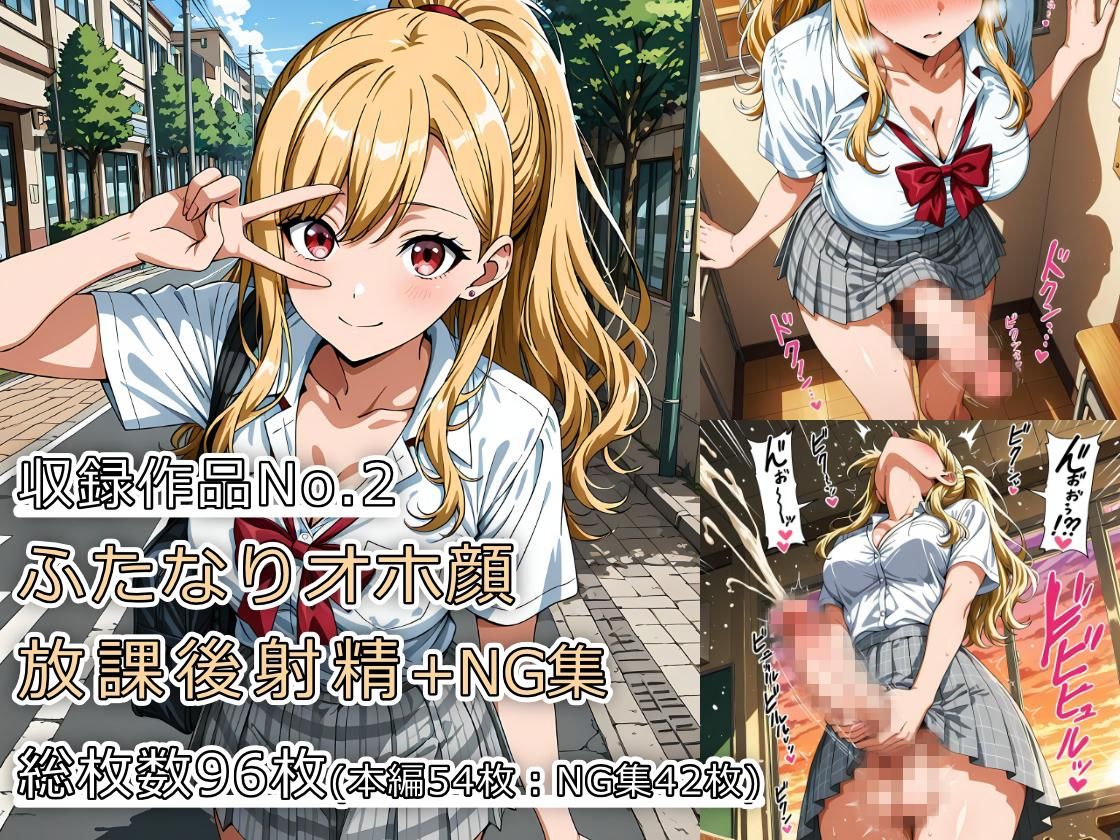 ふたなりオホ顔射精集Vol.2 - サンプル画像 5