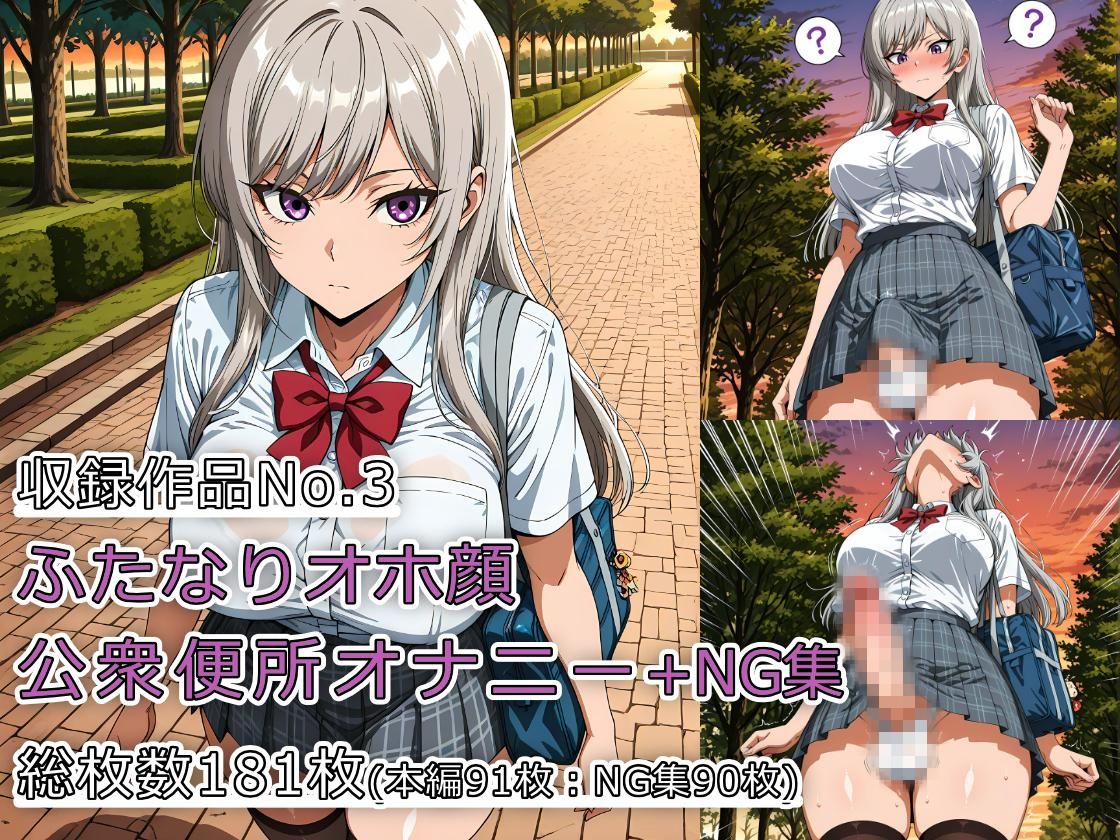 ふたなりオホ顔射精集Vol.2 - サンプル画像 8