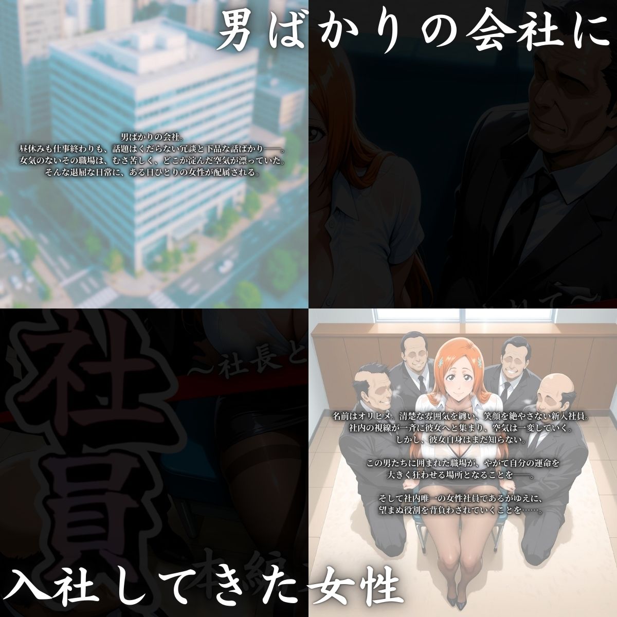 新入社員 〜社員と社長に◯姦されて〜 - サンプル画像 1