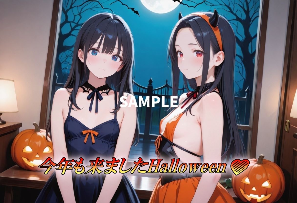 Halloween  3PSEX！ - サンプル画像 1